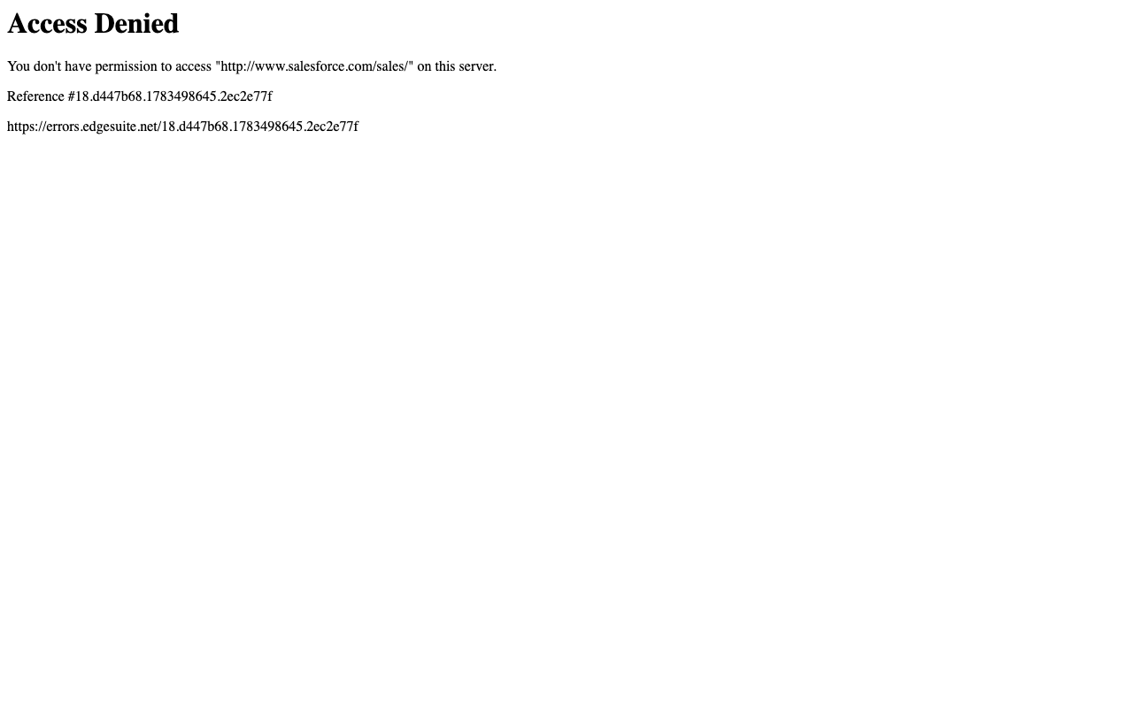 Salesforce Sales Cloud product screenshot