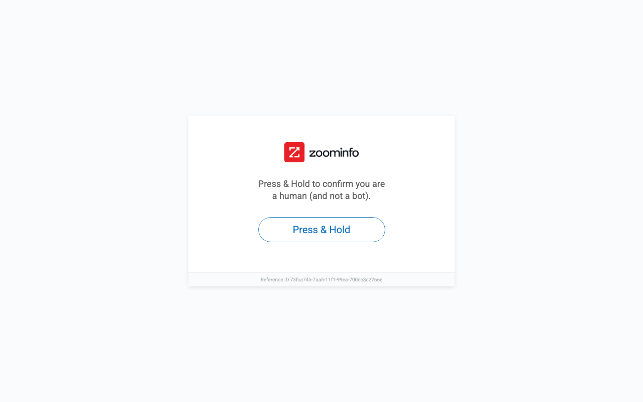 ZoomInfo product screenshot